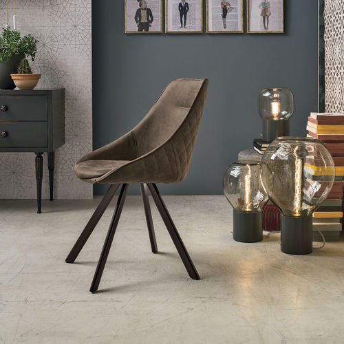Sedia contemporanea - BILBAO - Target Point - da interno / in tessuto / con supporto in metallo verniciato