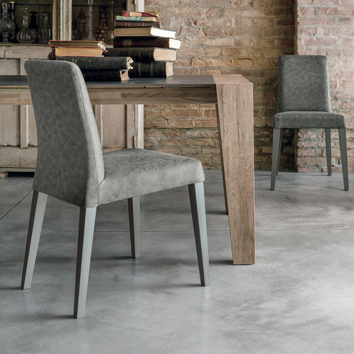 Sedia contemporanea - LUCERNA - Target Point - da interno / in tessuto / con supporto in legno laccato