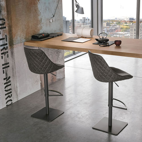 Sedia alta contemporanea - BILBAO - Target Point - da interno / in tessuto / con supporto in metallo verniciato