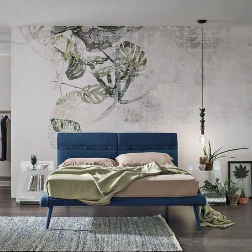 Letto king size - CORFÙ - Target Point - contemporaneo / imbottito / con testiera