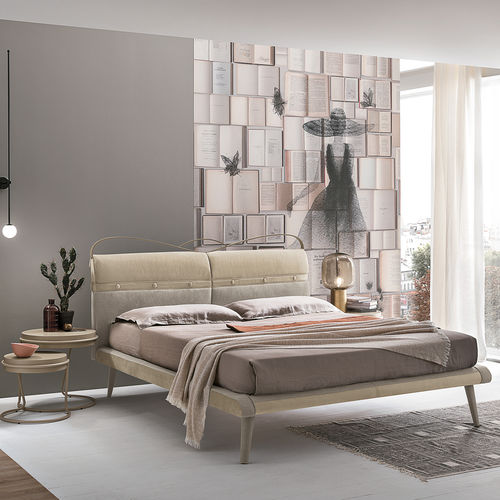 Letto matrimoniale - CORFÙ PLUS - Target Point - contemporaneo / imbottito / con testiera
