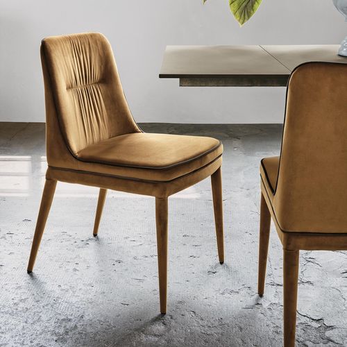 Sedia da pranzo contemporanea - DALLAS - Target Point - da interno / in tessuto / con supporto tessuto