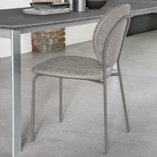 Sedia contemporanea - VANCOUVER - Target Point - da interno / in tessuto / con supporto in metallo verniciato