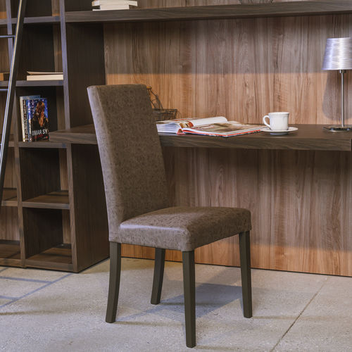 Sedia contemporanea - LOCARNO - Target Point - da interno / in ecopelle / con supporto in legno