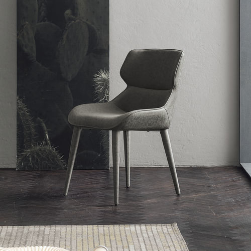 Sedia da pranzo contemporanea - DETROIT - Target Point - da interno / in tessuto / con supporto in metallo