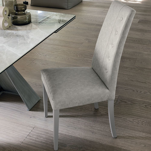 Sedia da pranzo contemporanea - BELLINZONA  - Target Point - da interno / in tessuto / con supporto in legno laccato