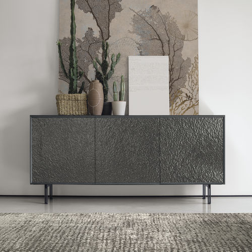 Credenza contemporanea - GIUNONE GLASS - Target Point - in vetro / in laminato / con ante battenti