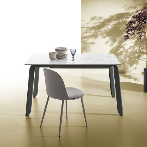 Tavolo contemporaneo - EFESTO - Target Point - in vetro / in laminato / in gres porcellanato