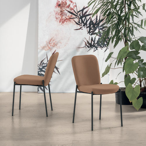 Sedia contemporanea - AKITA - Target Point - da interno / in tessuto / con supporto in metallo verniciato