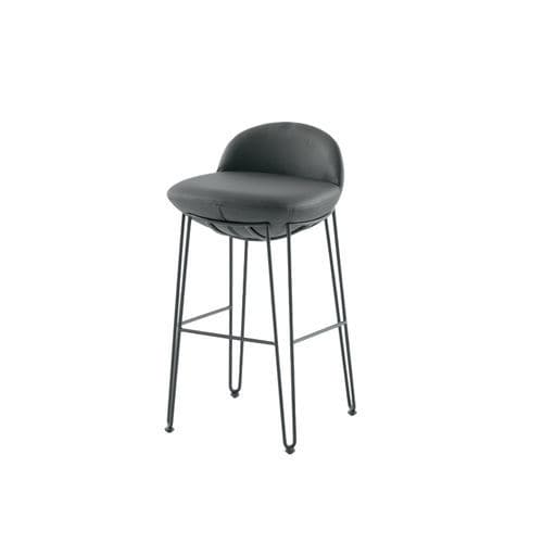 Sedia alta contemporanea - VOVO PLUS - Target Point - da interno / in tessuto / con supporto in metallo verniciato