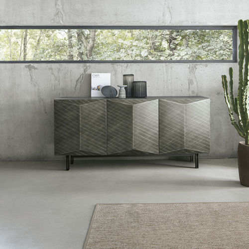 Credenza contemporanea - DALIA 180 - Target Point - in metallo / in laminato / in vetro