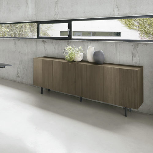 Credenza contemporanea - DEMETRA 220 - Target Point - in metallo / in laminato / con ante battenti