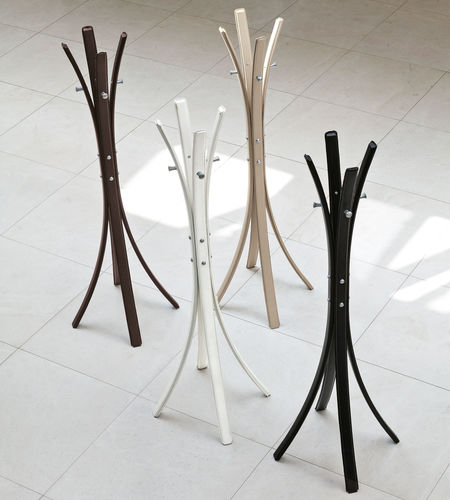 Appendiabiti da terra - STICK - Target Point - contemporaneo / in metallo / bianco