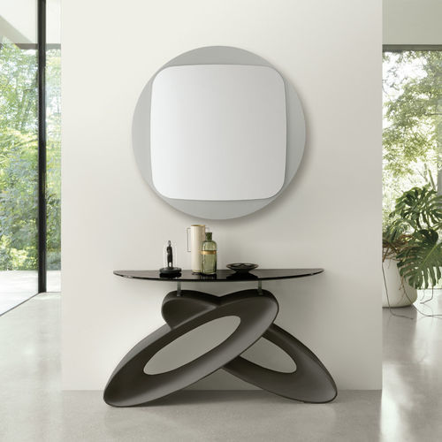 Tavolo d'appoggio design originale - ECLIPSE - Target Point - in poliuretano / con base in poliuretano / rotondo
