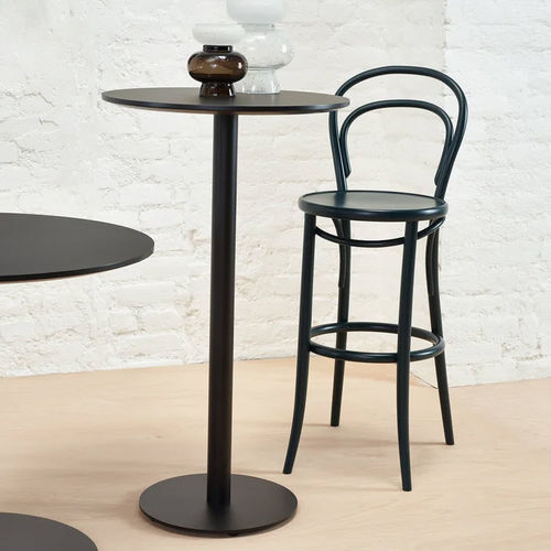 Tavolo da bistrot contemporaneo - 421 629 - TON a.s. - in rovere / in faggio / con supporto in acciaio