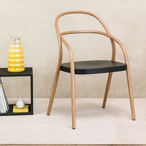 Sedia da pranzo contemporanea - 002  - TON a.s. - da interno / in faggio / in legno curvato