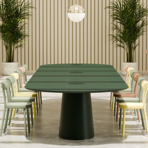 Tavolo contemporaneo - P.O.V. plus 480 - TON a.s. - in rovere / in faggio / in noce americano