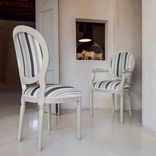 Sedia classica - NORMA - Tonin Casa - da interno / in tessuto / con supporto in legno laccato