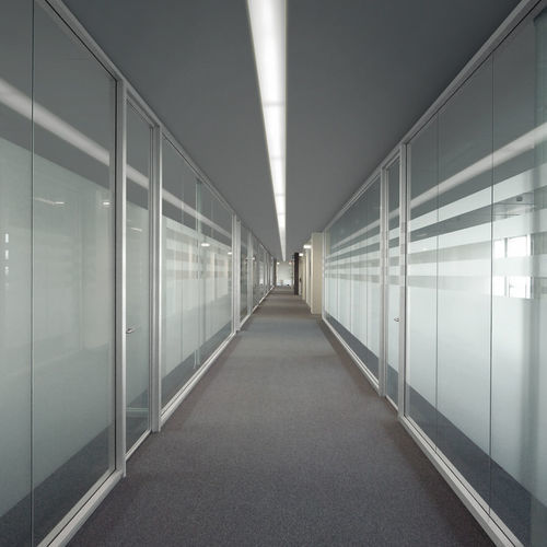 Parete fissa - X SYSTEM - Uffix Concept by UffixW - in vetro / professionale / da ufficio