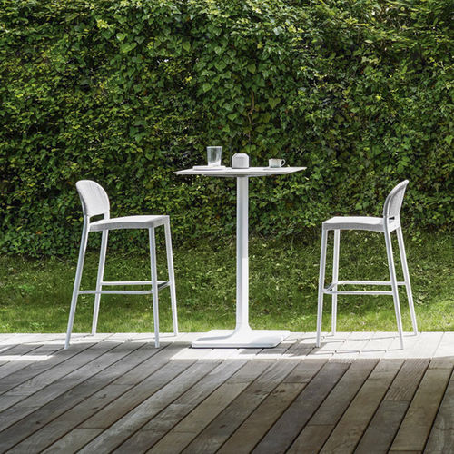 Sedia alta contemporanea - CLEVER - Varaschin - da giardino / per terrazza / per bagnasciuga di piscina