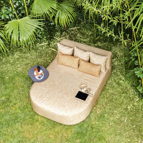 Dormeuse contemporanea - Belt Compact - Varaschin - idrorepellente / in legno massiccio / con supporto in legno massiccio