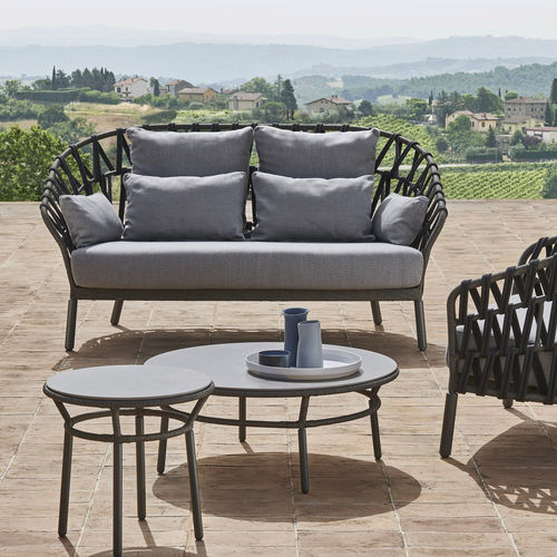 Divano contemporaneo - EMMA CROSS - Varaschin - da giardino / da spiaggia / per terrazza