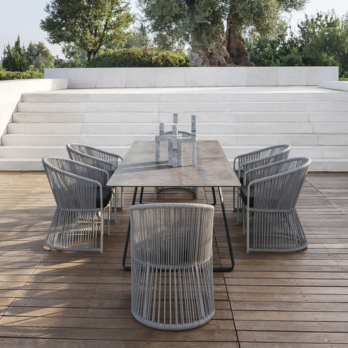 Sedia da giardino contemporanea - TIBIDABO - Varaschin - per terrazza / per balcone / in tessuto