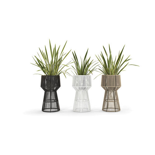 Vaso da giardino in fibre sintetiche - CRICKET - Varaschin - in alluminio verniciato / rotondo / resistente agli UV