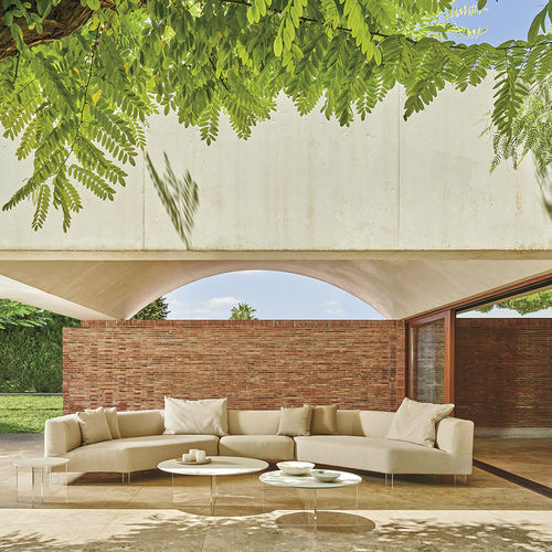 Divano modulare - BELT AIR - Varaschin - a semicerchio / contemporaneo / da giardino