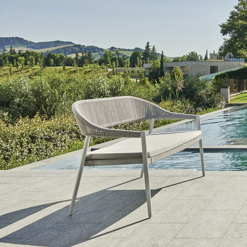Divano contemporaneo - CLEVER - Varaschin - da giardino / per yacht / per bagnasciuga di piscina