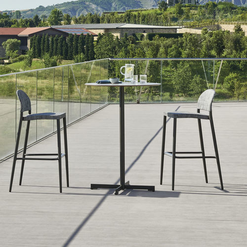 Base per tavolo in acciaio con rivestimento a polvere - SUMMER SET - Varaschin - contemporaneo / per tavolo alto / 4 piedi