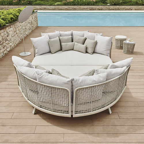 Divano modulare - Emma Family - Varaschin - semicircolare / contemporaneo / da esterno