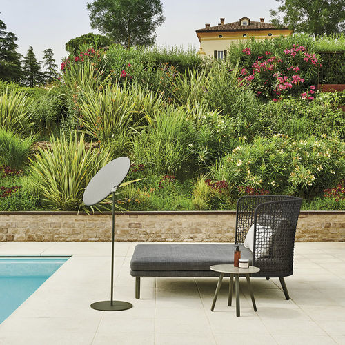 Dormeuse con schienale alto - EMMA - Varaschin - contemporanea / idrorepellente / in corda