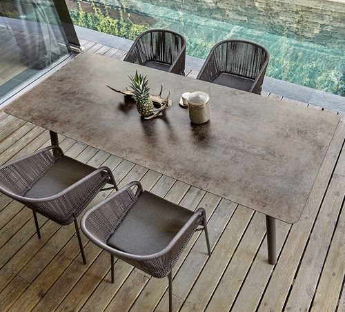 Tavolo allungabile - LINK - Varaschin - contemporaneo / in HPL / con supporto in metallo