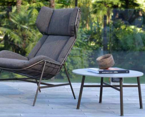 Tavolino basso contemporaneo - SUMMER SET - Varaschin - in ceramica / in HPL / in marmo