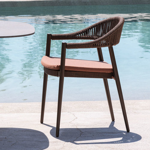 Sedia da giardino contemporanea - CLEVER - Varaschin - per terrazza / per bagnasciuga di piscina / in tessuto