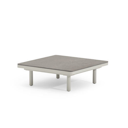 Tavolino basso contemporaneo - EMMA CROSS - Varaschin - in ceramica / in HPL / con supporto in alluminio dipinto