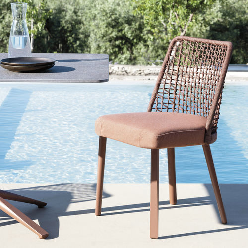 Sedia contemporanea - EMMA - Varaschin - da interno / per terrazza / per bagnasciuga di piscina