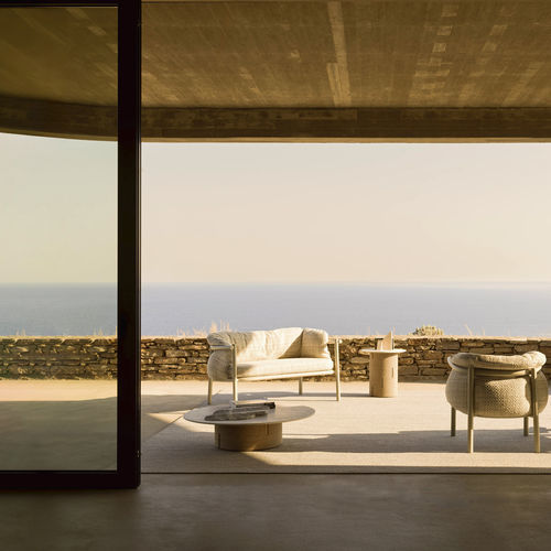 Divano compatto - 2584 - Varaschin - contemporaneo / da esterno / in alluminio