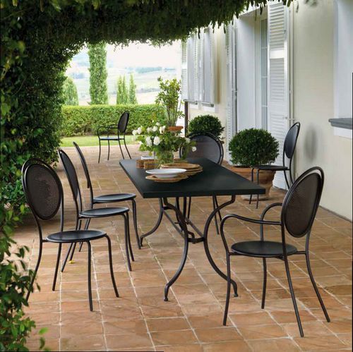 Sedia da giardino classica - PA100 - Vermobil - da esterno / in metallo / impilabile
