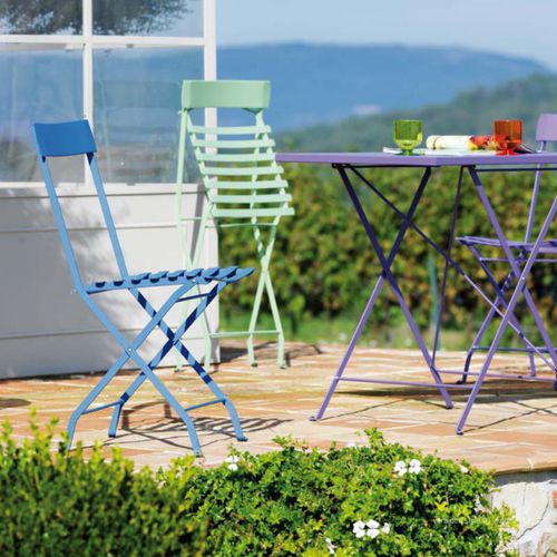 Sedia da giardino classica - ST100 - Vermobil - in metallo / pieghevole / impilabile