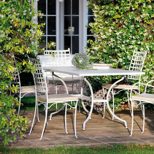 Sedia da giardino classica - TO100 - Vermobil - in metallo / impilabile / per uso residenziale