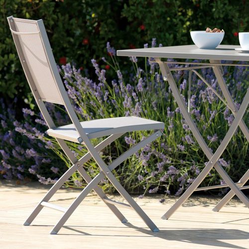 Sedia da giardino contemporanea - VE110 - Vermobil - da esterno / in metallo / pieghevole