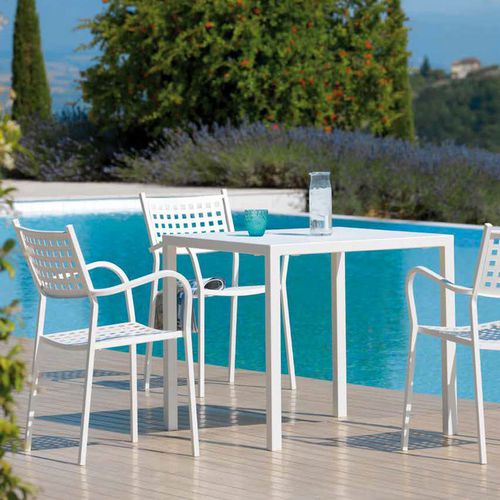Sedia da giardino contemporanea - CH1550 - Vermobil - da esterno / in metallo / impilabile