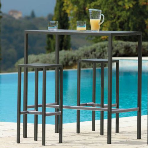 Tavolo alto classico - SE10560 - Vermobil - in metallo / rettangolare / per uso residenziale