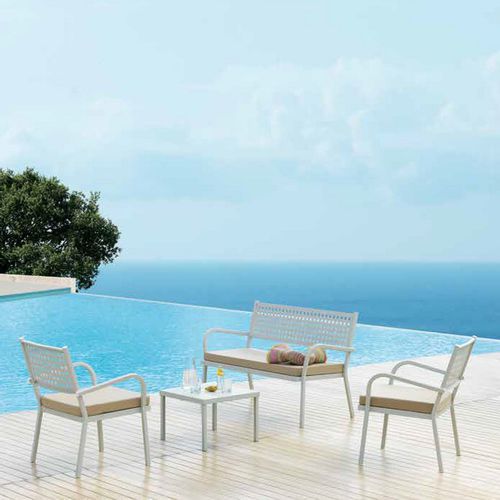 Poltrona contemporanea - CH600 - Vermobil - in metallo / da giardino