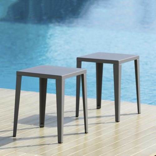 Sgabello classico - SK151 - Vermobil - con supporto in metallo / da giardino