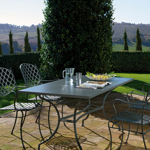 Tavolo classico - AS3180 - Vermobil - in metallo / rettangolare / da giardino