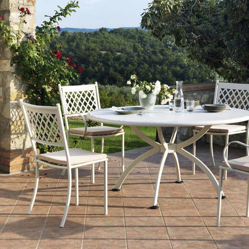 Sedia da giardino classica - SU100 - Vermobil - da esterno / in metallo / impilabile