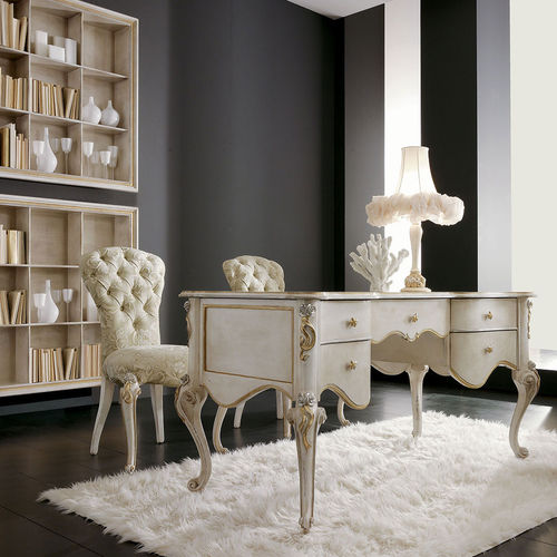 Scrivania in stile - BOTERO  - Volpi - in legno laccato / con 4 gambe